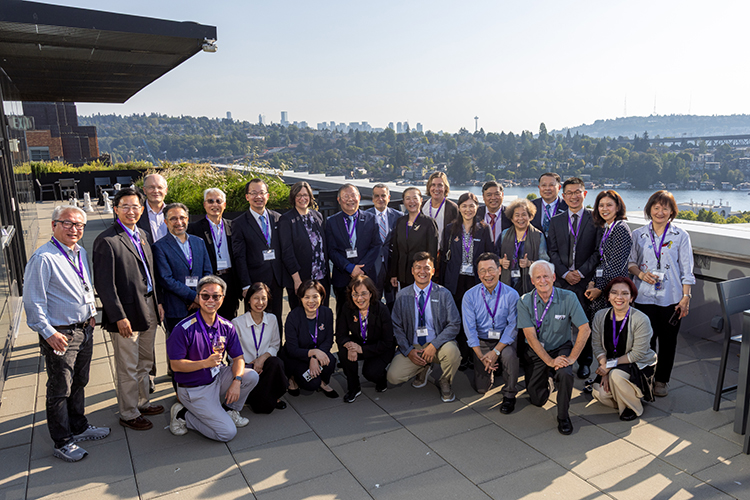 Group photo outside