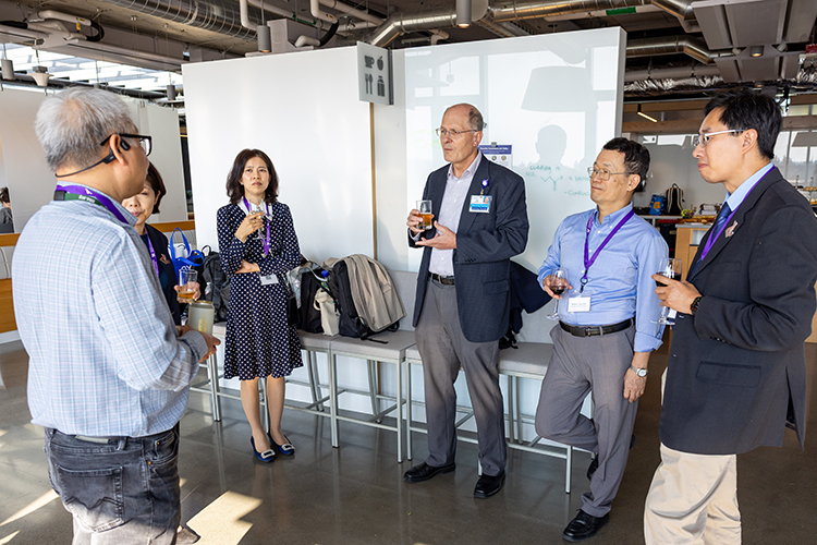 Group of people standing at event
